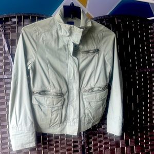 GAP, Green utility jacket with front zippers , size small